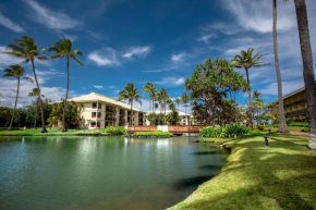 Kaua'i Beach Villas E11, Top Floor, Ocean and Lagoon View